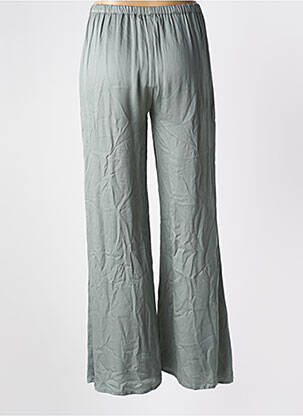 Pantalon flare taille élastique taille normale vert GENESIS femme
