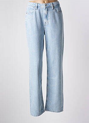 Jeans coupe large stretch taille normale bleu GUESS femme