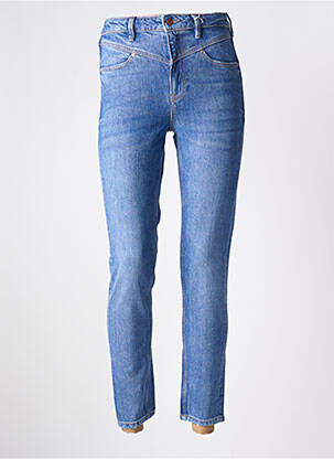 Jeans skinny taille haute taille haute bleu GUESS femme