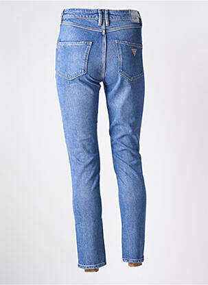 Jeans skinny taille haute taille haute bleu GUESS femme