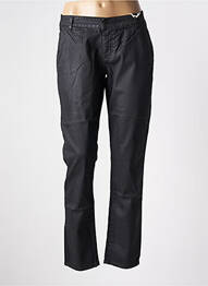 Jeans coupe droite taille basse taille basse noir PLEASE femme