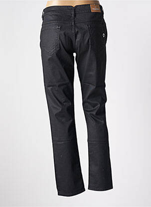 Jeans coupe droite stretch taille basse noir PLEASE femme