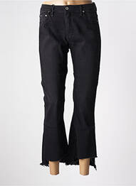 Jean coupe flare taille haute taille haute noir PLEASE femme