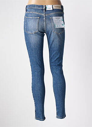 Jeans skinny taille haute taille haute bleu GUESS femme