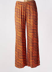 Pantalon flare orange GENESIS pour femme seconde vue