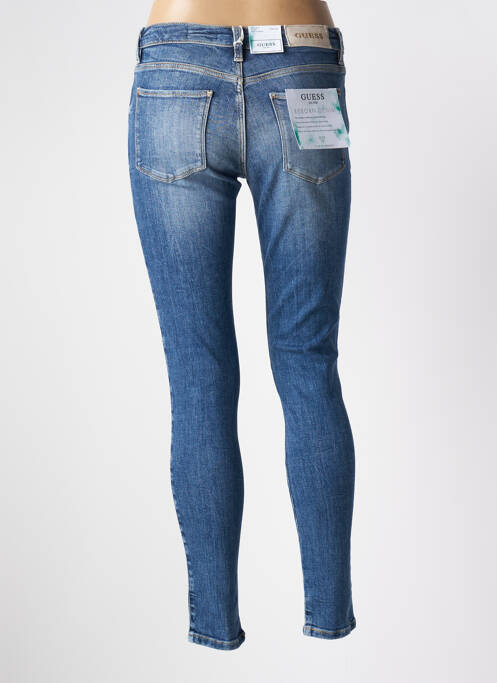 Jeans skinny taille haute taille haute bleu GUESS femme