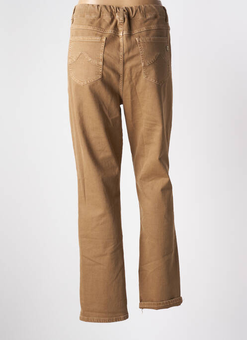 Jeans coupe droite marron PLEASE pour femme