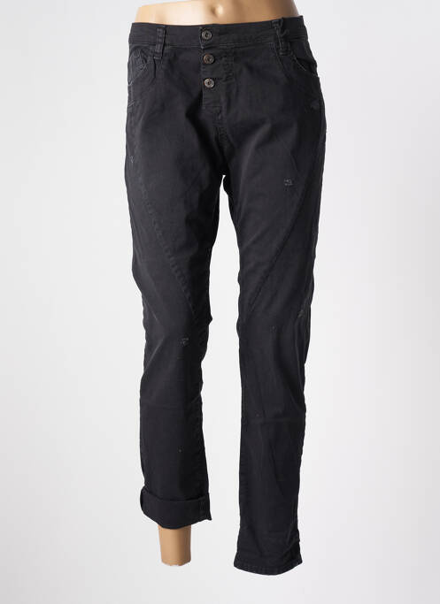 Jeans coupe slim noir PLEASE pour femme