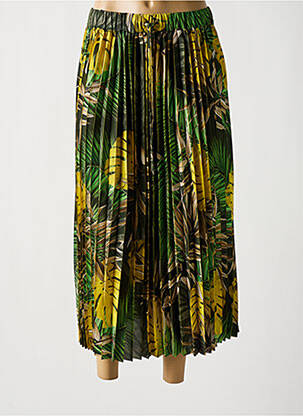 Jupe longue taille haute vert GUESS femme
