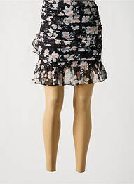 Jupe courte taille haute noir GUESS femme