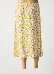 Jupe mi-longue jaune SESSUN pour femme seconde vue