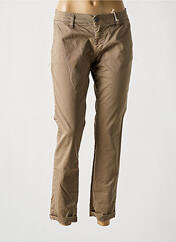 Pantalon 7/8 beige PLEASE pour femme seconde vue