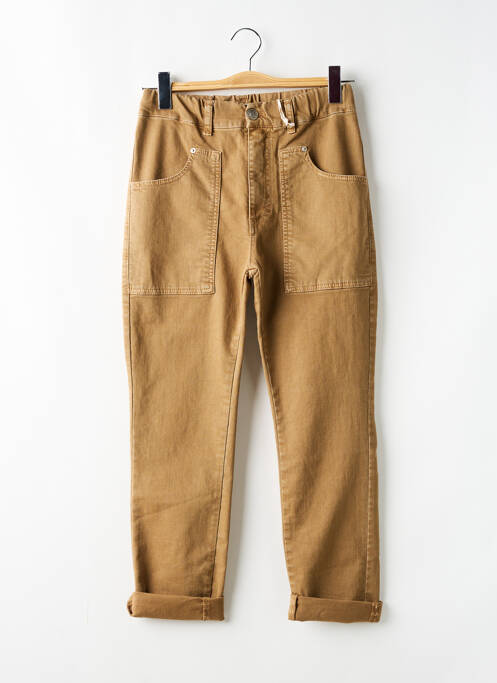 Jeans coupe droite beige PLEASE pour femme