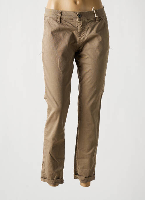 Pantalon 7/8 beige PLEASE pour femme