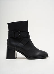 Bottines/boots matière lisse talon de 4 à 6cm noir EMILIE KARSTON femme