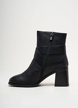 Bottines/boots matière lisse talon de 4 à 6cm noir EMILIE KARSTON femme