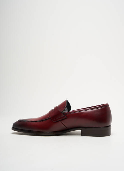 Mocassins rouge PERTINI pour homme