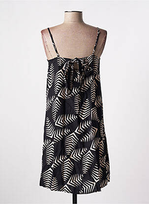Robe mi-longue coupe fluide fines bretelles noir VERO MODA femme