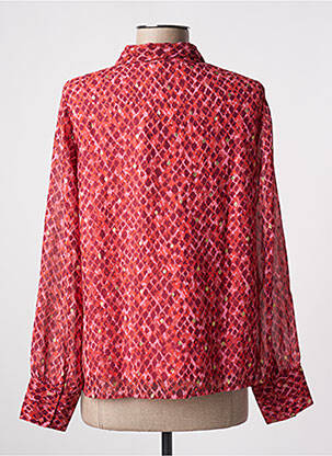 Chemisier tissage crêpe manches longues rose VERO MODA femme