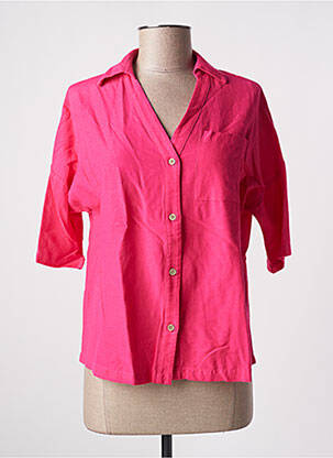 Chemisier coupe fluide manches courtes rose VERO MODA femme