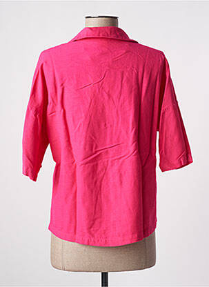Chemisier coupe fluide manches courtes rose VERO MODA femme