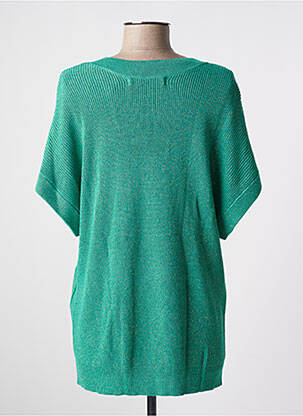 Pull col v manches courtes vert VERO MODA femme