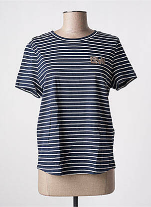 T-shirt coupe droite manches courtes bleu VERO MODA femme
