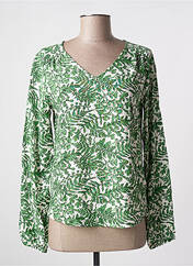 Blouse vert FRANSA pour femme seconde vue