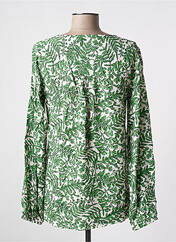 Blouse vert FRANSA pour femme seconde vue