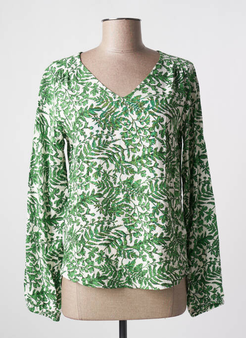 Blouse vert FRANSA pour femme