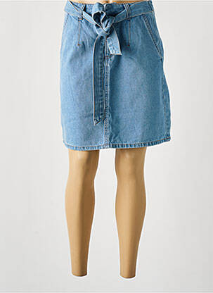 Jupe courte poches bleu B.YOUNG femme