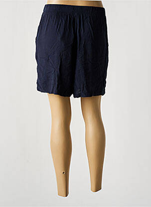 Short taille élastique taille haute bleu ICHI femme