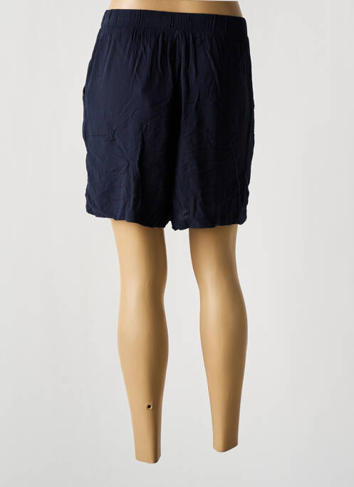 Short taille élastique taille haute bleu ICHI femme