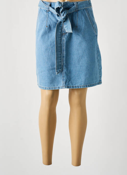 Jupe courte bleu B.YOUNG pour femme