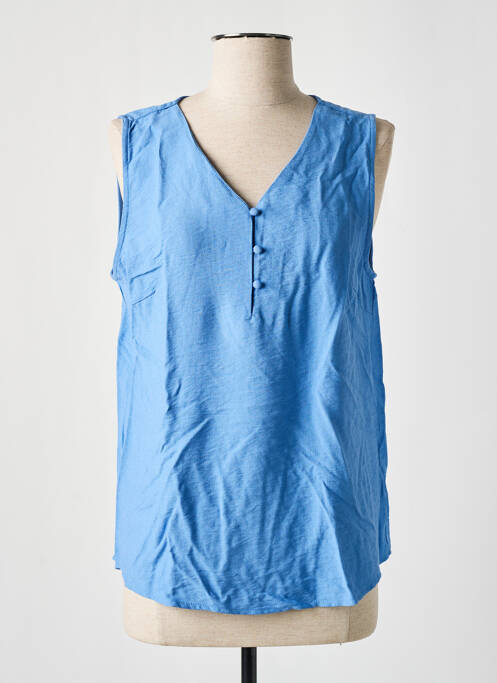 Top bleu FRANSA pour femme