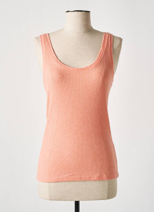 Top orange VERO MODA pour femme
