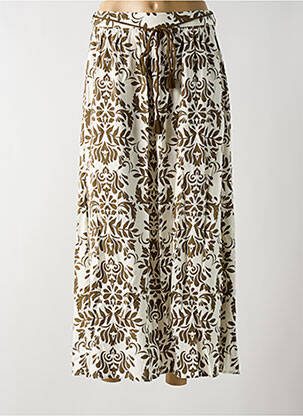 Jupe longue coupe fluide beige VERO MODA femme