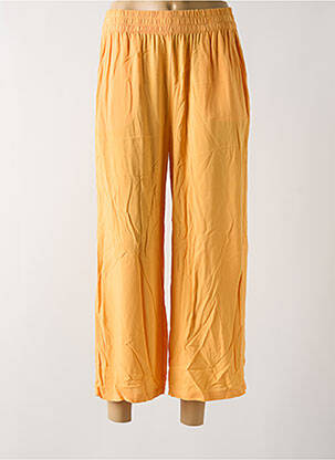 Pantalon 7/8 taille élastique taille normale orange B.YOUNG femme