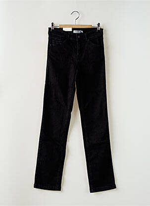 Jeans coupe slim stretch taille haute noir B.YOUNG femme