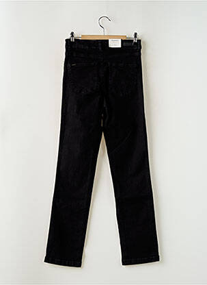 Jeans coupe slim stretch taille haute noir B.YOUNG femme