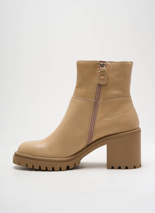 Bottines/Boots beige EMILIE KARSTON pour femme
