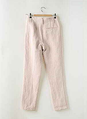 Pantalon chino poches taille haute rose FORTE-FORTE femme