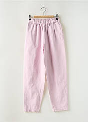 Pantalon droit rose POMANDERE pour femme seconde vue