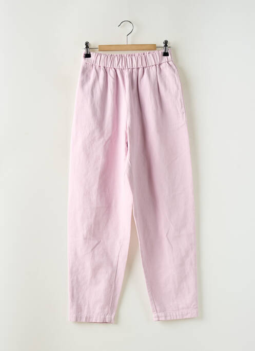 Pantalon droit rose POMANDERE pour femme