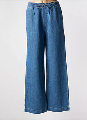 Jeans coupe large stretch taille normale bleu POMANDERE femme
