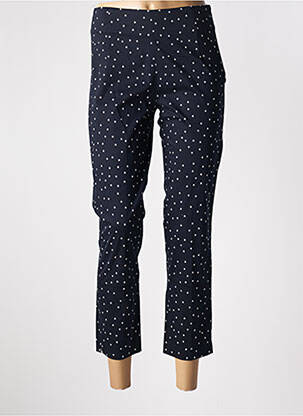 Pantalon 7/8 taille haute taille haute bleu SAMANTHA SUNG femme