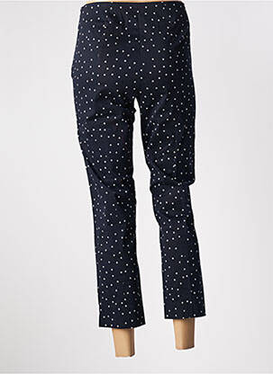 Pantalon 7/8 taille haute taille haute bleu SAMANTHA SUNG femme