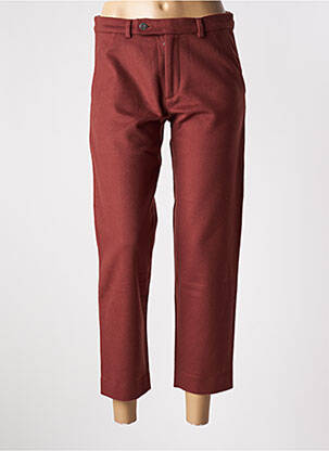Pantalon 7/8 taille haute taille haute orange ROSEANNA femme