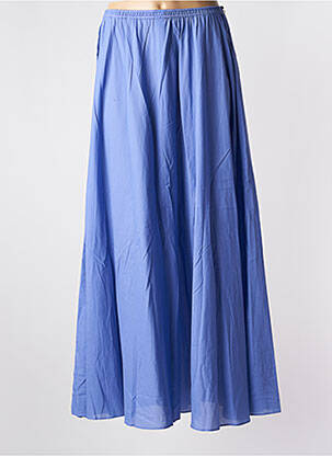 Jupe longue taille haute bleu INDRESS femme