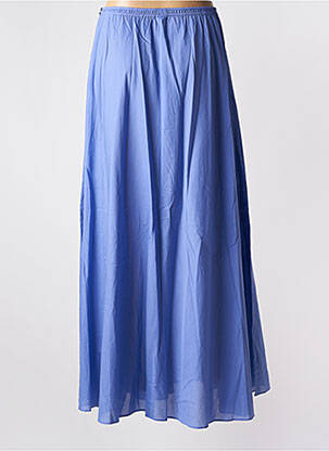 Jupe longue taille haute bleu INDRESS femme
